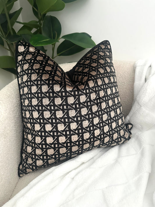 Black Velvet Cushion Cover - 60x60cm