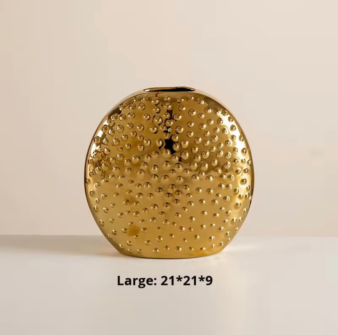 Dotted Gold Vase (Set)