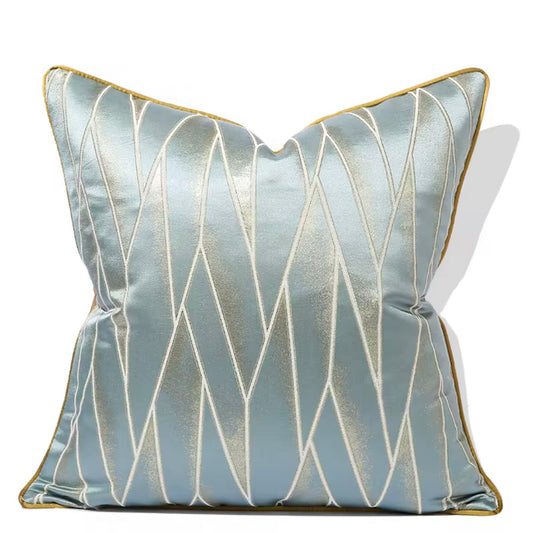 Nacy Mint & Gold Cushion Cover -50x50cm