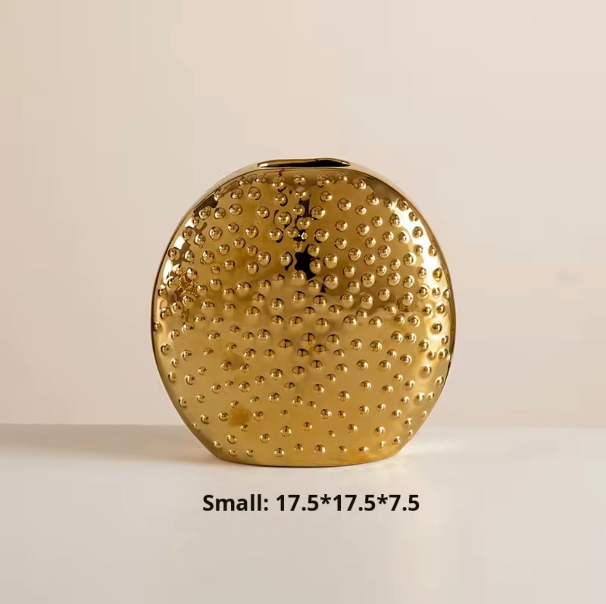 Dotted Gold Vase (Set)